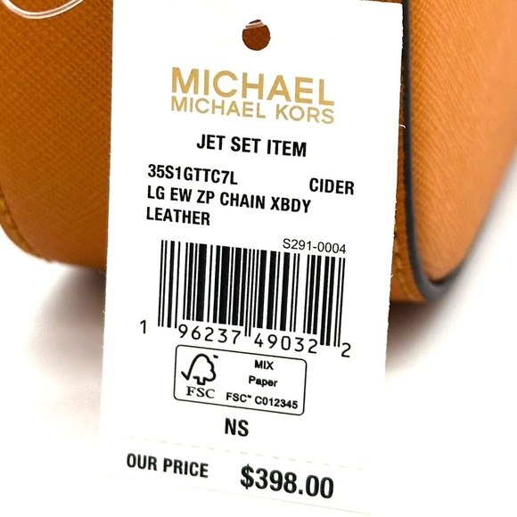 Michael Kors Large EW Crossbody Bag Cider (NWT) - Picture 9 of 9